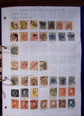 1850-1930, Used collection of Austria in one album