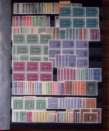 1880-1980, Practically all never hinged selection in
