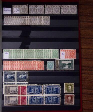 1880-1980, Practically all never hinged selection in