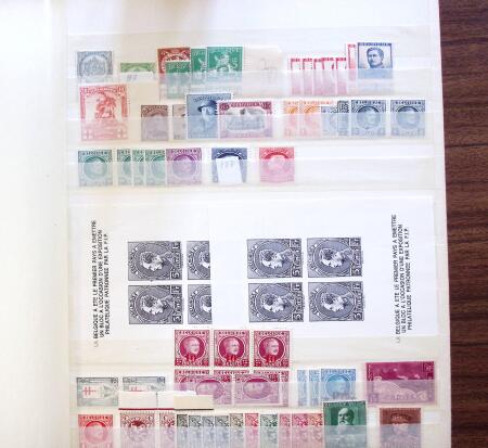 1849-1980, Mint and used selection in two stockbooks