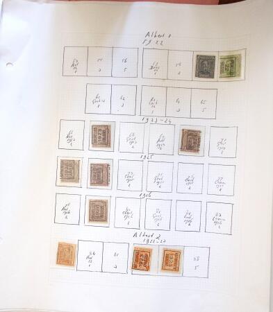 1929-80, Many hundreds of pre-cancels in two stockbooks