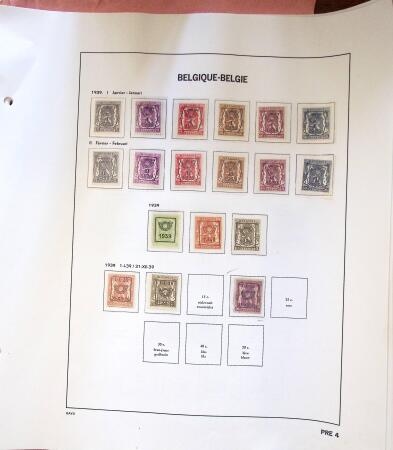 1929-80, Many hundreds of pre-cancels in two stockbooks