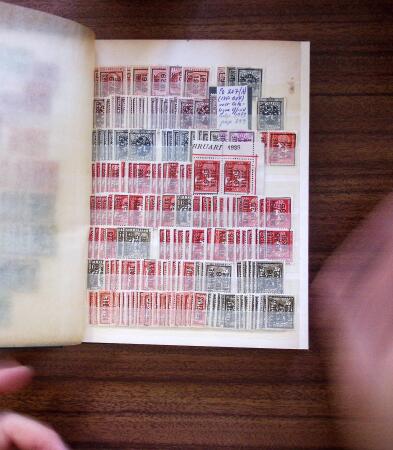 1929-80, Many hundreds of pre-cancels in two stockbooks