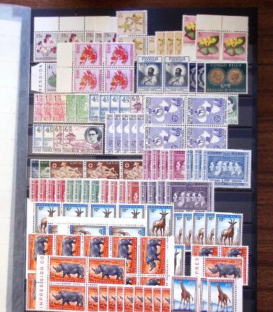 1880-1960, Belgian Congo mint and used selection in