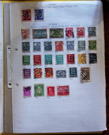 1919-40, Selection of Baltic States in one folder with