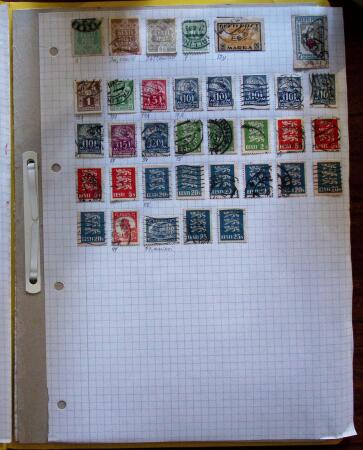 1919-40, Selection of Baltic States in one folder with
