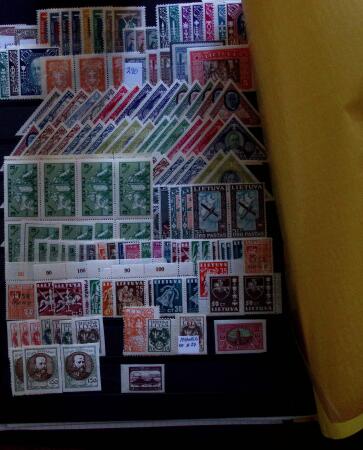 1919-40, Selection of Baltic States in one folder with