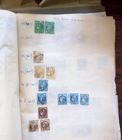 1870-1960, France et colonies proprement montés sur