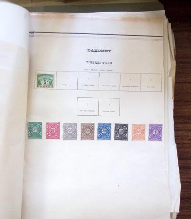 1870-1960, France et colonies proprement montés sur