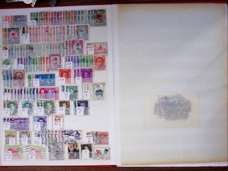 1880-1940, Small selection of Persia in one stockbook,