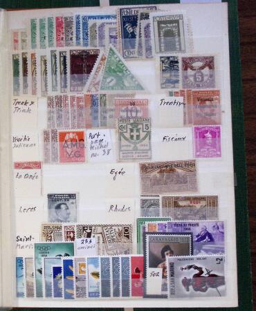 1852-1970, Mint and used selection of Italy in two stockbooks,