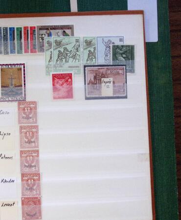 1852-1970, Mint and used selection of Italy in two stockbooks,