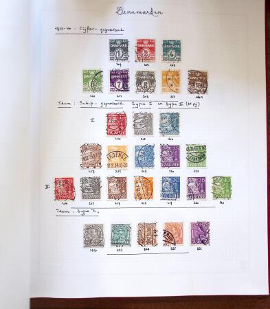 1880-1960, Used selection in one stockbook and in many