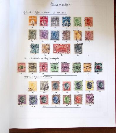 1880-1960, Used selection in one stockbook and in many