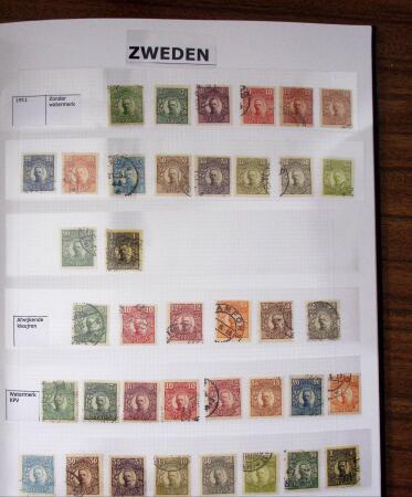 1855-1970, Used collection of Sweden in Davo album from