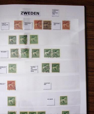 1855-1970, Used collection of Sweden in Davo album from