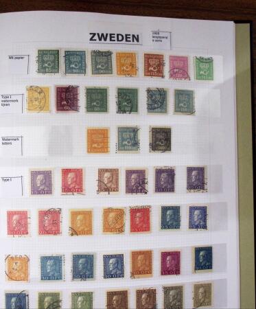 1855-1970, Used collection of Sweden in Davo album from