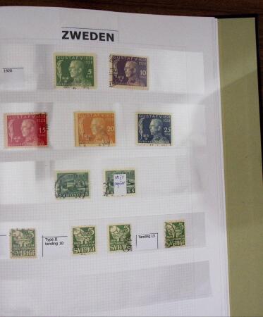 1855-1970, Used collection of Sweden in Davo album from