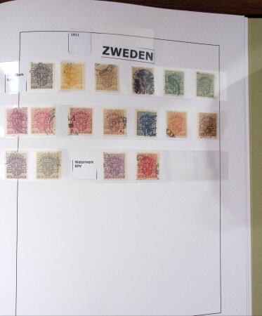 1855-1970, Used collection of Sweden in Davo album from