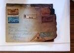 1936-37, Lot of 9 "Crash Covers" or damaged covers by