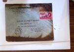 1936-37, Lot of 9 "Crash Covers" or damaged covers by