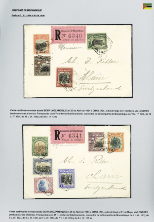 1902-39, Selection of 147 covers and cards all addressed to SWITZERLAND