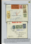 1902-39, Selection of 147 covers and cards all addressed to SWITZERLAND