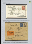 1902-39, Selection of 147 covers and cards all addressed to SWITZERLAND