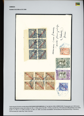 1902-39, Selection of 147 covers and cards all addressed to SWITZERLAND