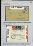 1902-39, Selection of 147 covers and cards all addressed to SWITZERLAND