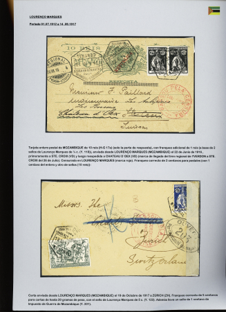 1902-39, Selection of 147 covers and cards all addressed to SWITZERLAND
