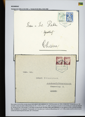 1902-39, Selection of 147 covers and cards all addressed to SWITZERLAND