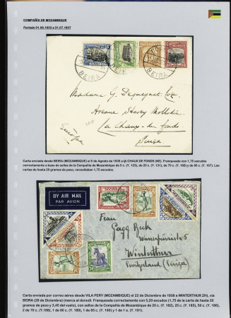 1902-39, Selection of 147 covers and cards all addressed to SWITZERLAND