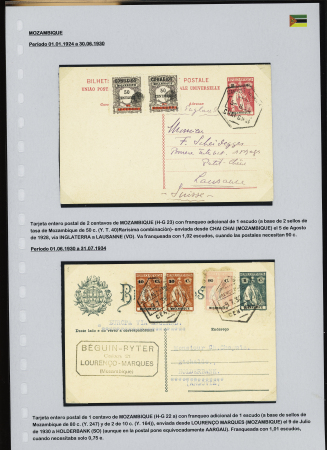 1902-39, Selection of 147 covers and cards all addressed to SWITZERLAND