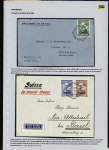 1902-39, Selection of 147 covers and cards all addressed to SWITZERLAND
