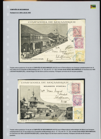 1902-39, Selection of 147 covers and cards all addressed to SWITZERLAND
