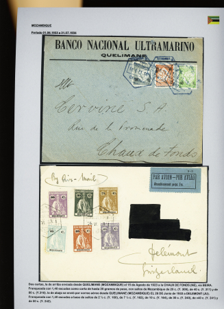 1902-39, Selection of 147 covers and cards all addressed to SWITZERLAND