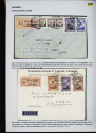 1902-39, Selection of 147 covers and cards all addressed to SWITZERLAND