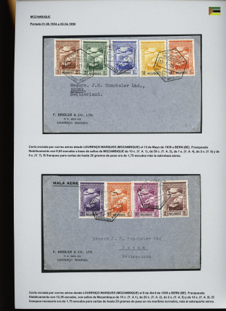 1902-39, Selection of 147 covers and cards all addressed to SWITZERLAND