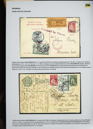 1902-39, Selection of 147 covers and cards all addressed to SWITZERLAND