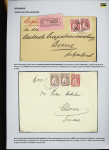 1902-39, Selection of 147 covers and cards all addressed to SWITZERLAND