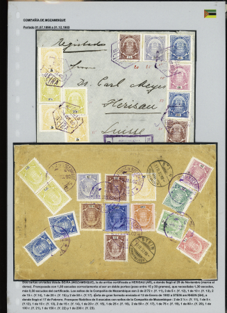 1902-39, Selection of 147 covers and cards all addressed to SWITZERLAND