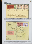 1902-39, Selection of 147 covers and cards all addressed to SWITZERLAND