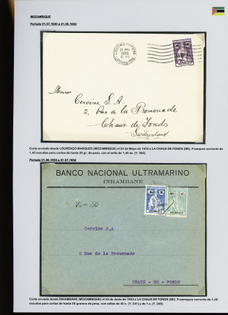 1902-39, Selection of 147 covers and cards all addressed to SWITZERLAND