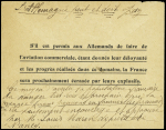 N°140 OBL St Raphaël Var (1912) sur porte-timbre anti-militariste rouge "Guerre à la guerre - pas un homme - pas un centime pour le militarisme" sur lettre pour Bruxelles avec étiquette anti-allemande et vignette pou