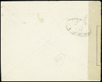N°140 OBL Lyon (11.1.1917) sur lettre pour Petrograd