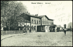 Memel n°20 + 41 OBL CAD "Memel" (31.12.1921 - dernier jour du tarif étranger du 1.4.1921) sur carte postale. TB