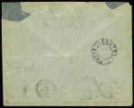 Cilicie n°82 à 84 OBL CAD "Adana 1" (1920) sur lettre à en-tête "administration des T.E.O Zone nord (Cilicie) Bureau Economique" sur lettre pour Lyon. TB