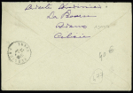 Cilicie n°82 à 84 OBL Adana 1 (1921) sur lettre pour la France. TB