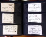 PARIS 1718-1851, Plus de 100 lettres en album offrant